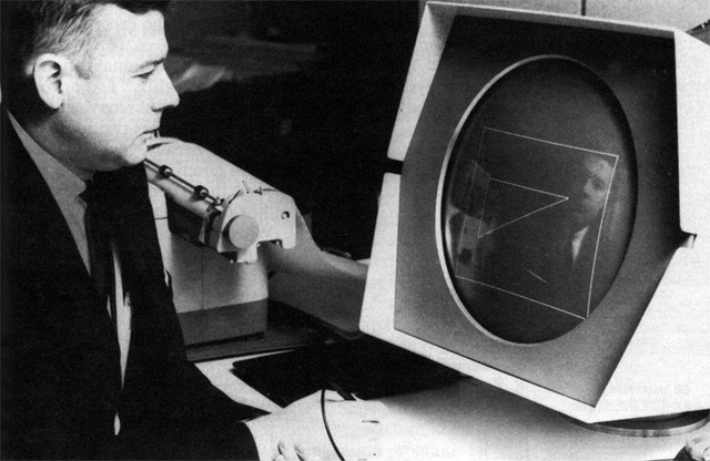 En el MIT, Ivan Sutherland desarrolla los primeros programas gráficos que dejan que el usuario dibuje interactivamente en una pantalla.