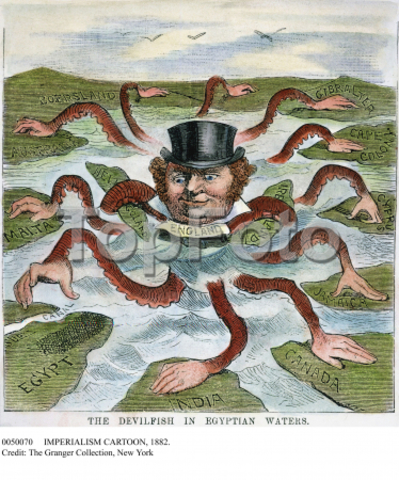 Imperialism- British colonize Egypt
