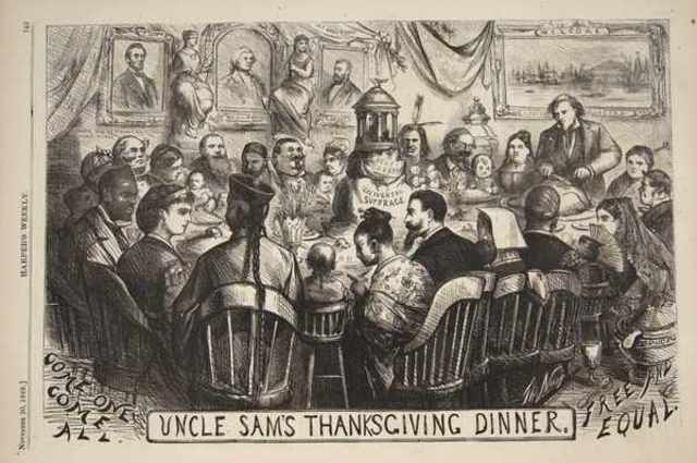 Uncle Sam's Thanksgiving Dinner