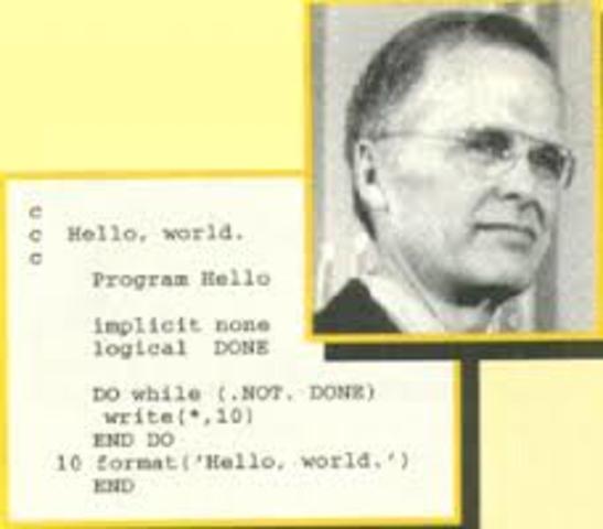 FORTRAN ( The IBM Mathematical Formula Translating System) creado por John Backus