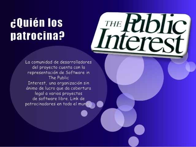 Proyecto de software in the public interest