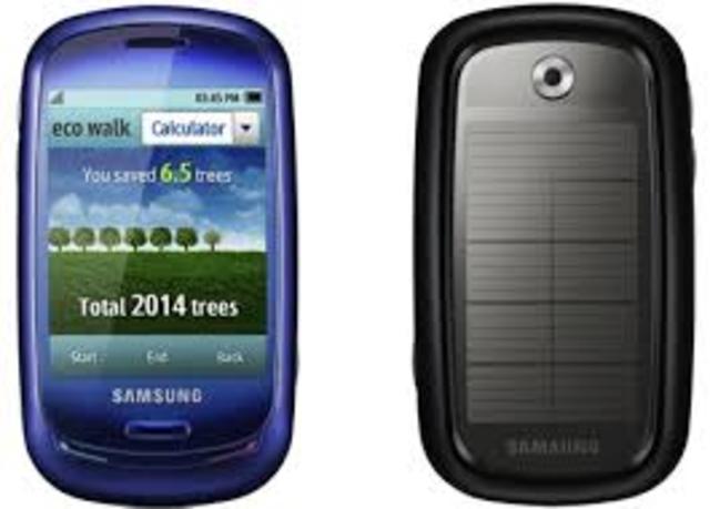 Teléfono con tecnología solar