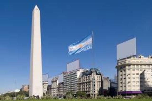 La inauguración del Obelisco