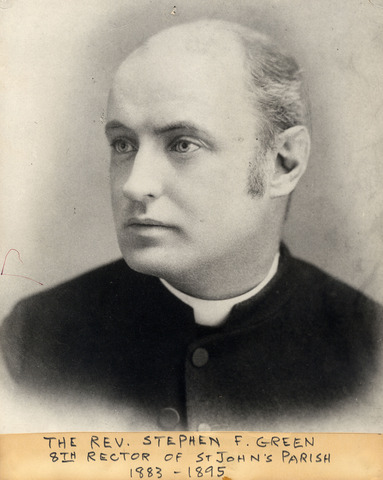 The Rev. Stephen H Green takes charge of St. John's