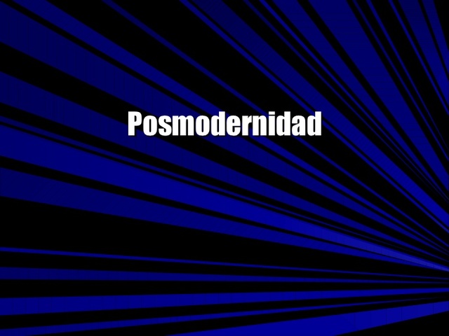 Edad Posmoderna