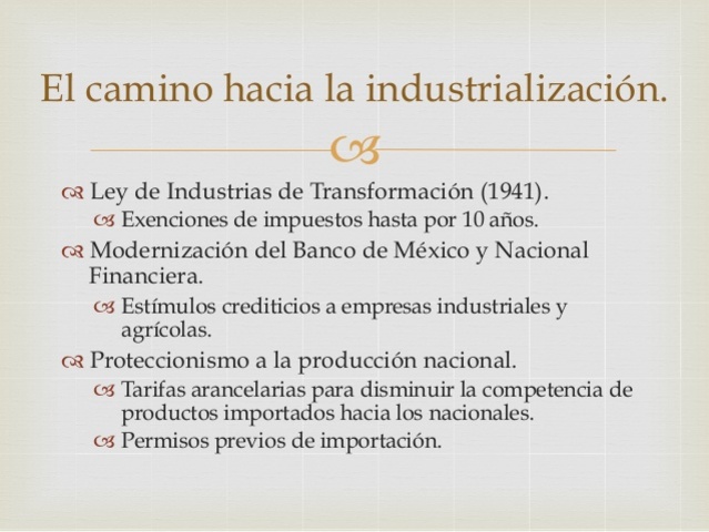 Ley de Industrias de Transformación