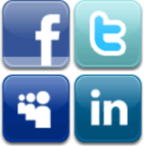 Visitas en redes sociales