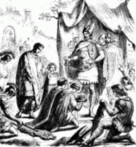 Romulus Augustulus, Last Western Roman Emperor, Deposed by the Barbarian King Odoacer