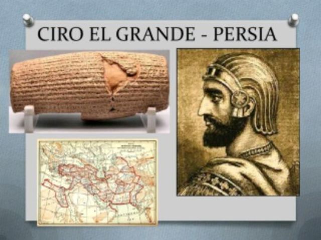 Cilindro de Ciro el Grande, siglo VI A.C.