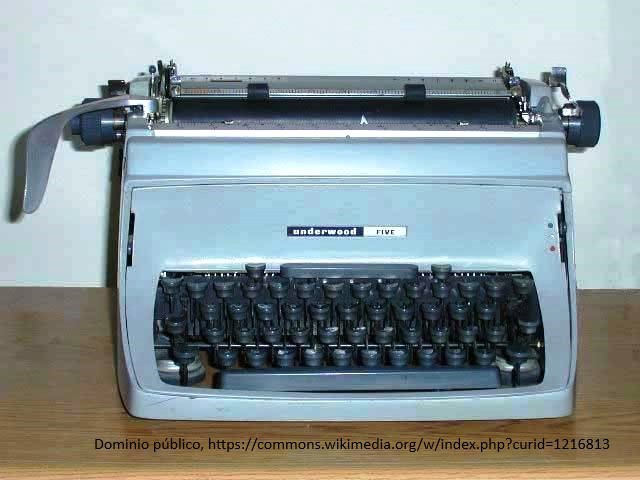 Máquina de escribir manual