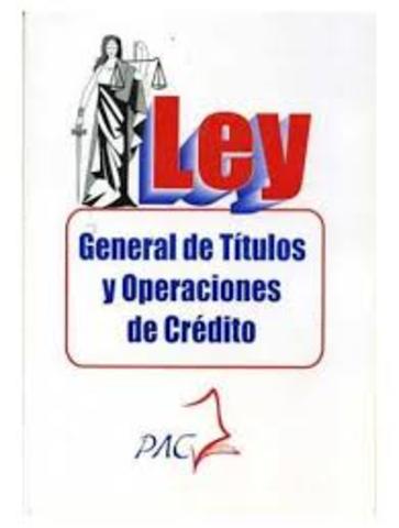 Ley General de Títulos y Operaciones de Crédito