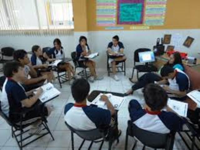 I entered secondary school