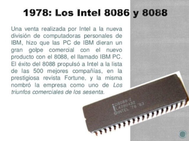 Evolucion de los microprocesadores