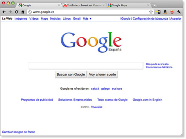 Primera vez ocupando internet