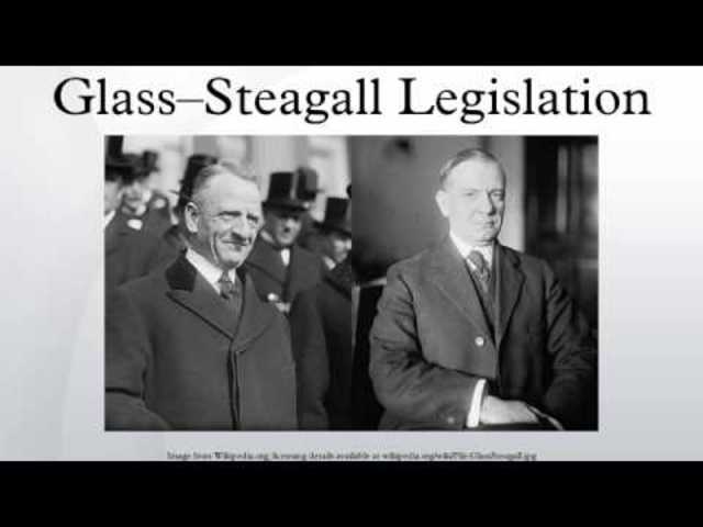The Glass-Steagall Banking Act