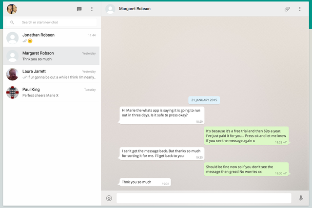 WhatsApp Web introduced - Allows users to chat on their browser by scanning bar code