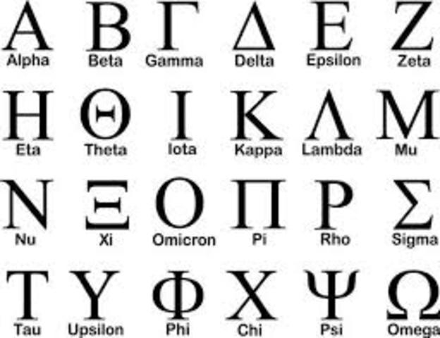 The development of the Greek alphabet