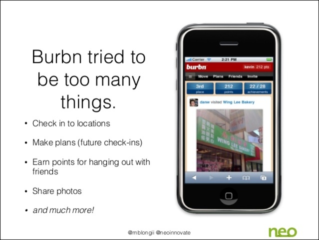 Kevin Systrom creates the Burbn project
