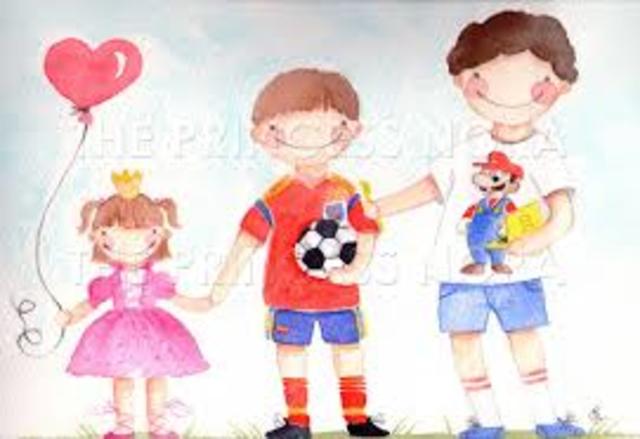 Tengo 2 hermanos, mi mamá se llama Olga y mi papá Jose Luis, ellos se divrciaron cuando tenia 5 años, mi papa se fue a E.U. y regreso cuando tenia 9