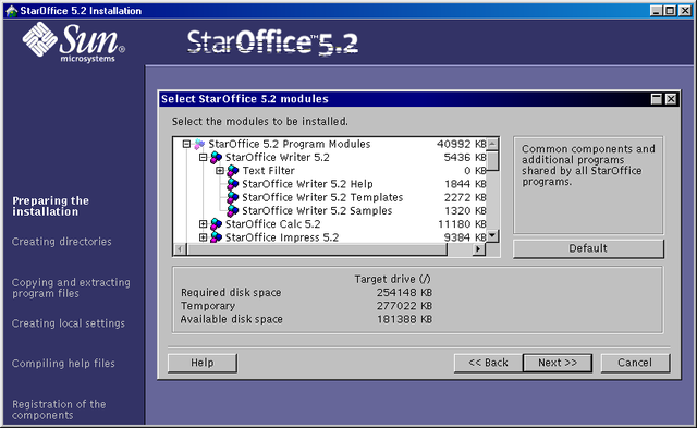 2000 StarOffice 5.2