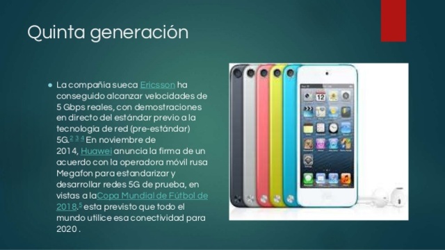 QUINTA GENERACION (ACTUALIDAD)