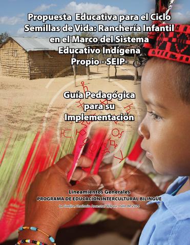 "Lineamientos de Educación Indígena" Resolución 3454