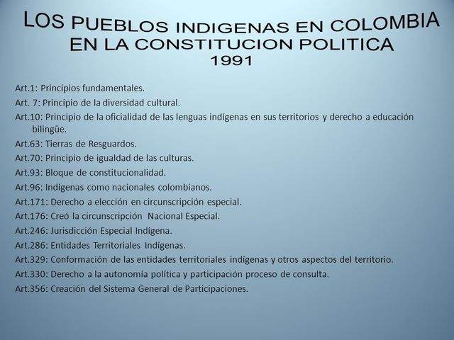 la CPC y la población étnica