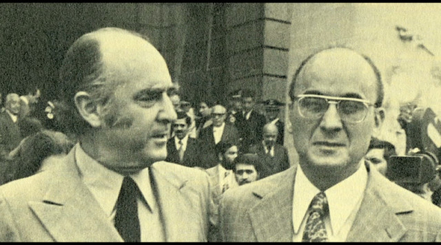 Luis Echeverría y José López Portillo