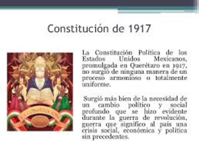 La Constitución de 1917 y la política económica