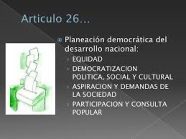 Planeación democrática del desarrollo