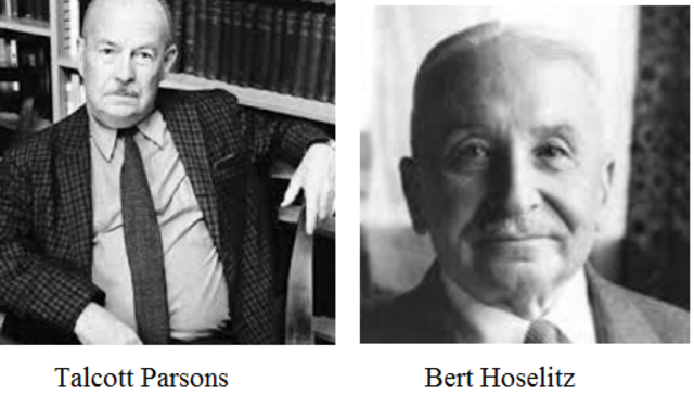 Talcott Parsons y Bert Hoselitz (1966)