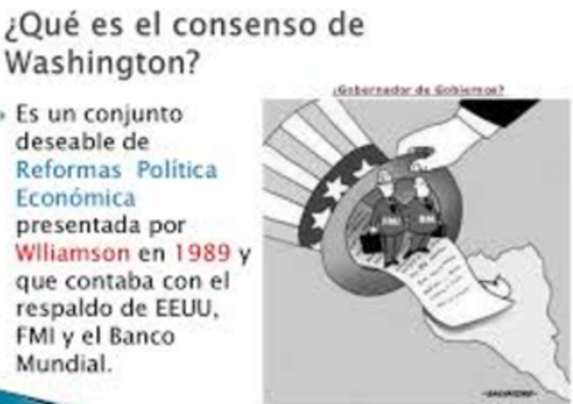 Consenso de Washington (CW). (1989)