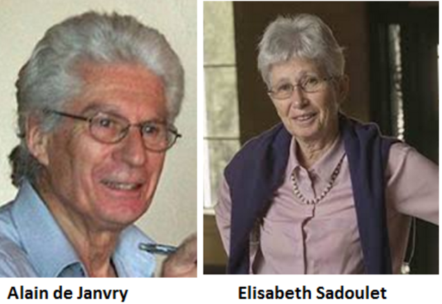 Alain de Janvry y Elisabeth Sadoulet (2004)