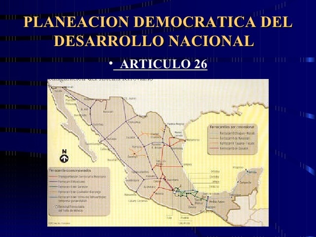 La planeación democrática del desarrollo