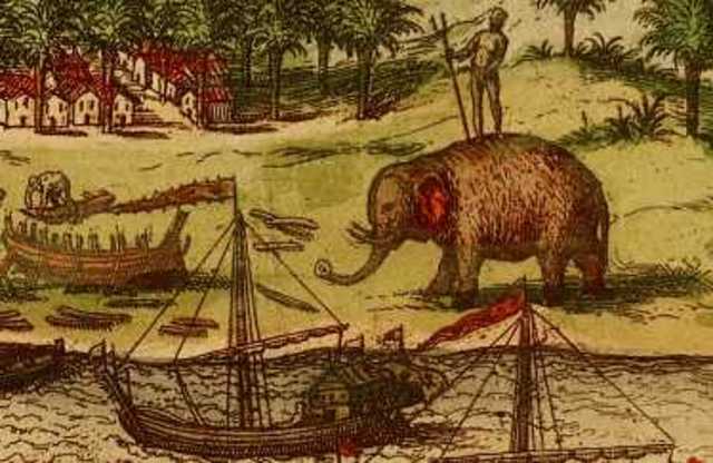 Vasco De gama sails for India