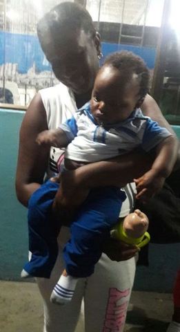 Con mi sobrino del alma