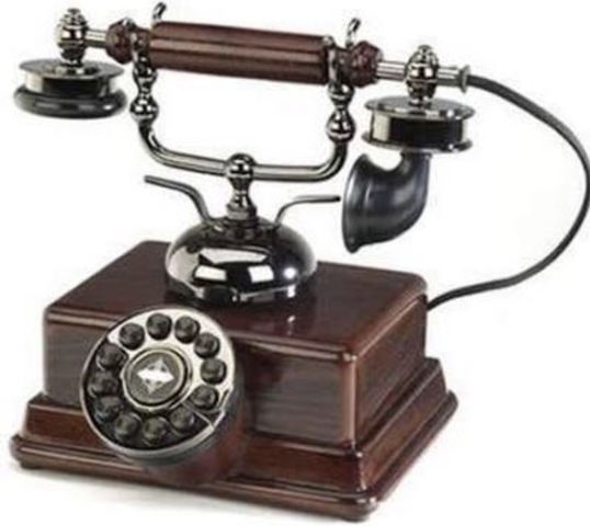 The first telephone was invented