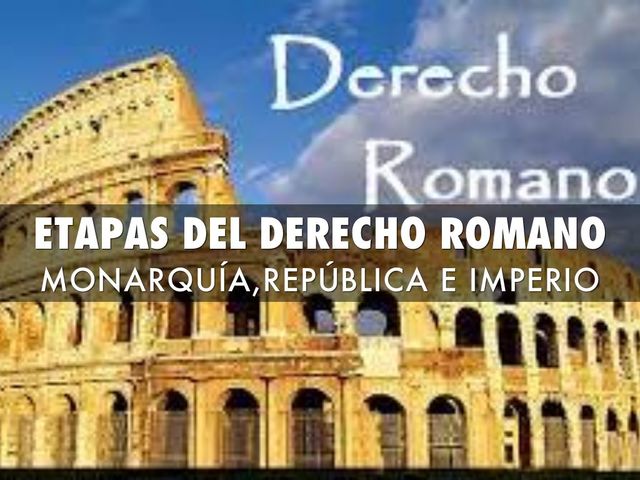 Imperio Romano o Derecho Romano, año 27 A.C.
