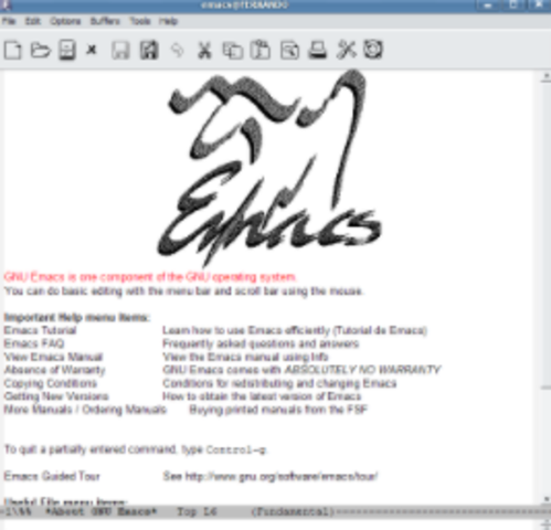 Editor de texto GNU