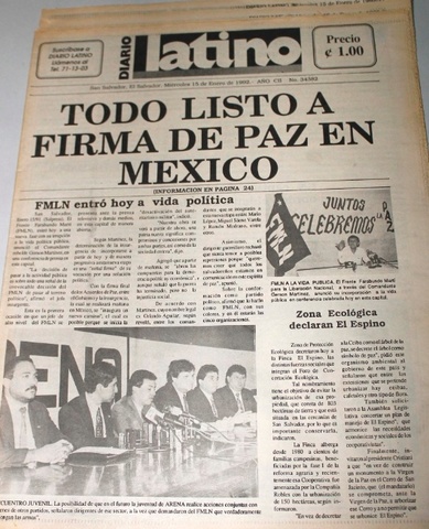 Firma de los Acuerdos de Paz