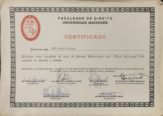 Psicologia do Direito Processual Civil - Mackenzie