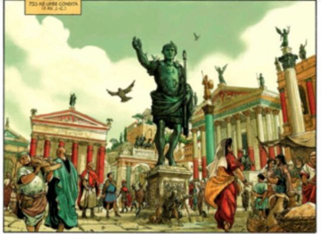 Imperio Romano o Derecho Romano, año 27 A.C. y 476 D.C: