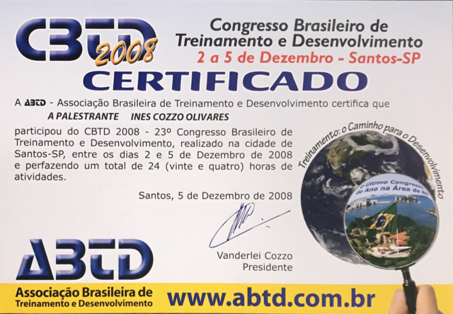 CBTD - Congresso Brasileiro de Treinamento e Desenvolvimento
