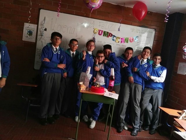 mi cumpleaños en el colegio
