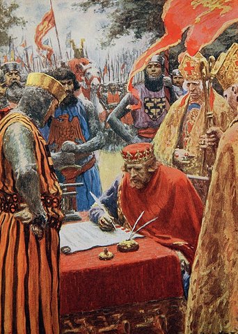 Firma de Carta Magna Inglaterra