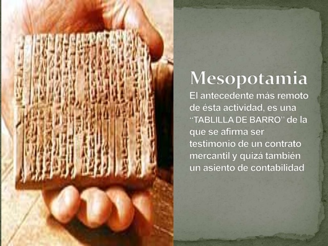 Comienzo de la contabildad