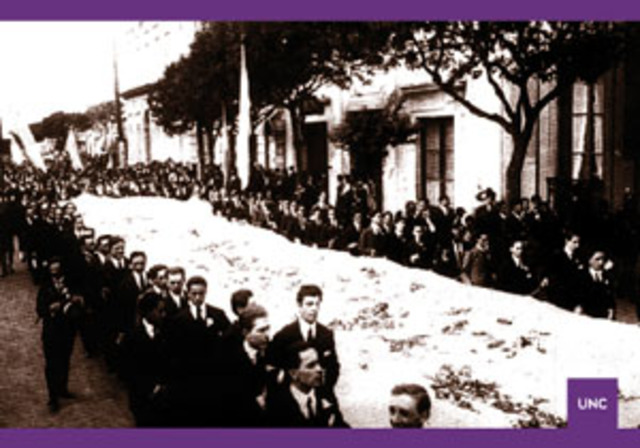 Reunión del primer congreso de estudiantes