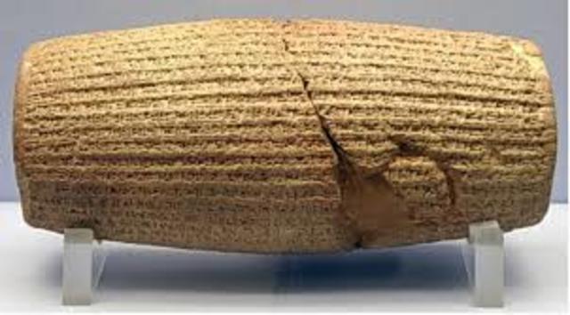 Cilindro de Ciro El Grande (Persia)