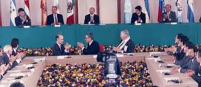 Firma de los Acuerdos de Paz