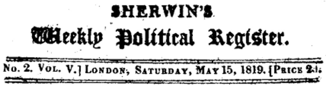 Weekly Political Register